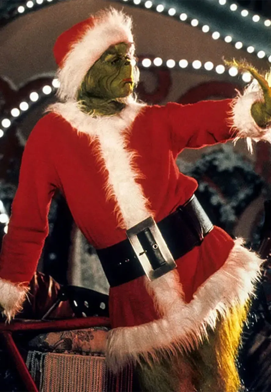 How the Grinch Stole Christmas Jim Carrey Coat christmas jim carrey costume red coat