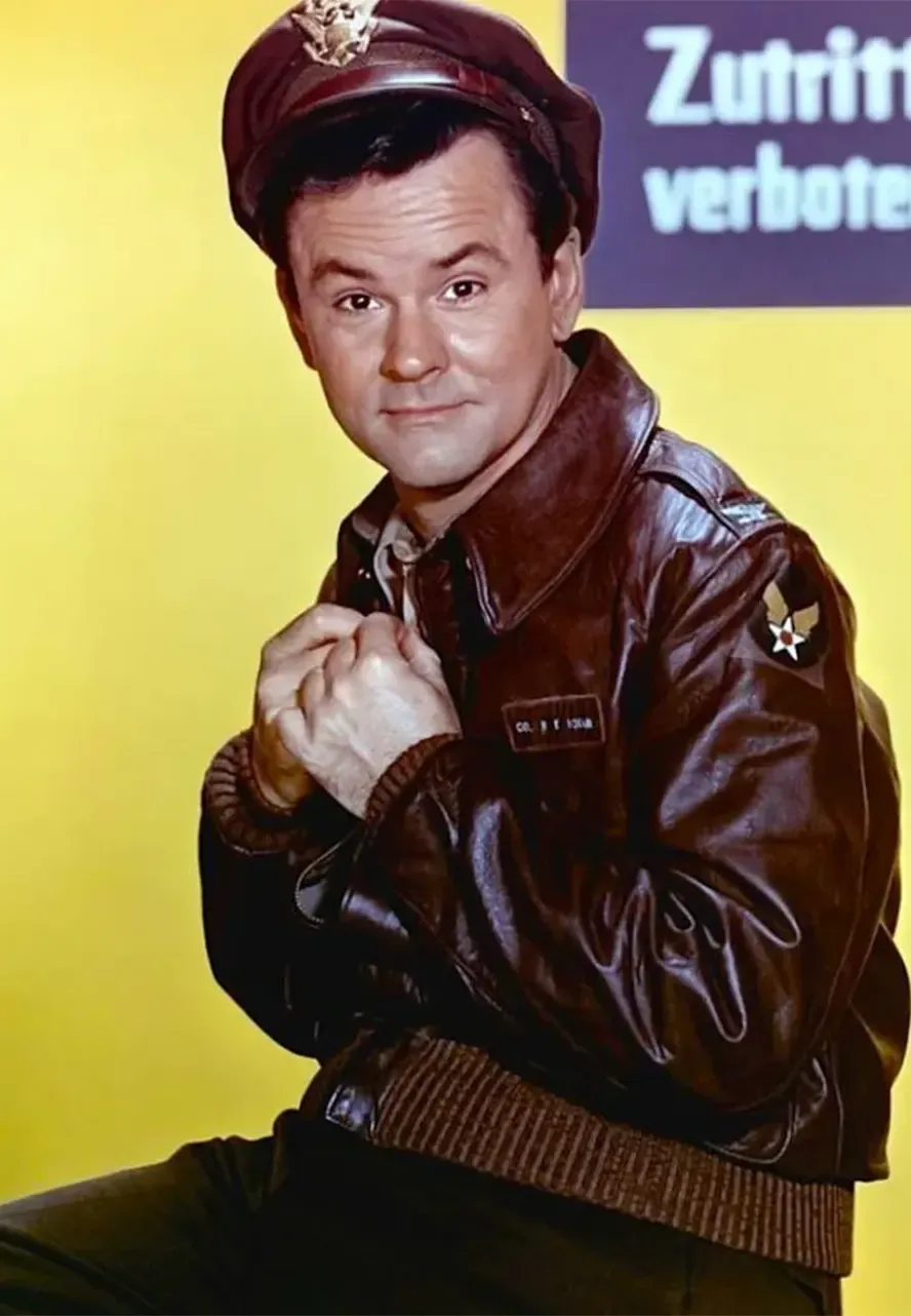 Hogan’s Heroes Bob Crane Leather Jacket colonel hogan jacket