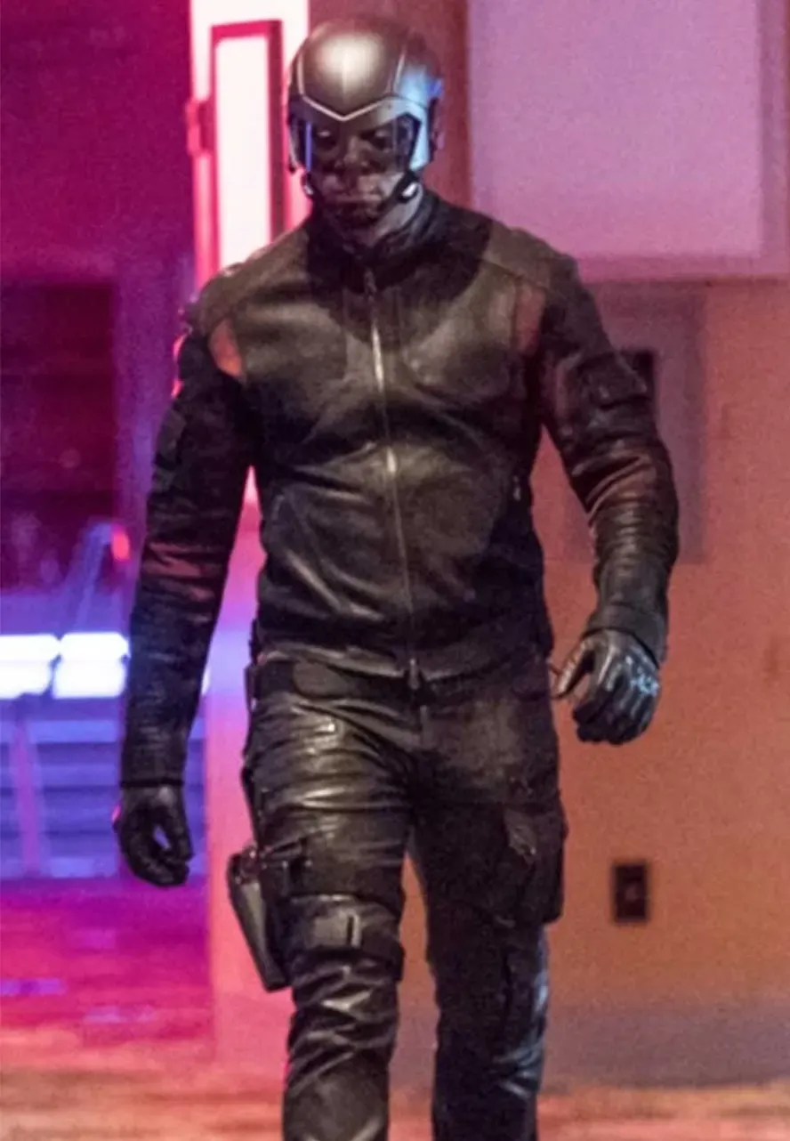 Arrow S06 John Diggle Jacket david ramsey leather jacket