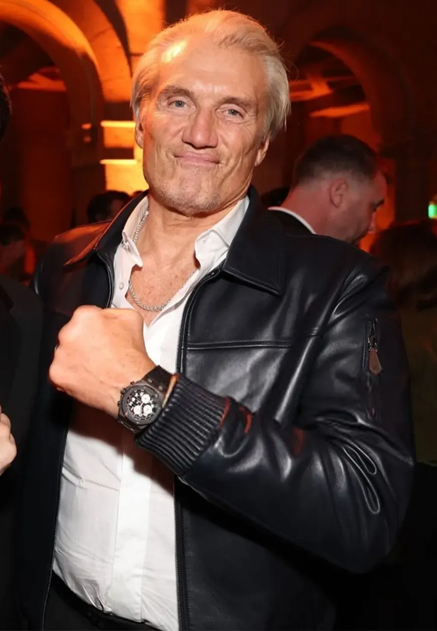 Masters of the Universe Premiere Dolph Lundgren Jacket dolph lundgren leather jacket