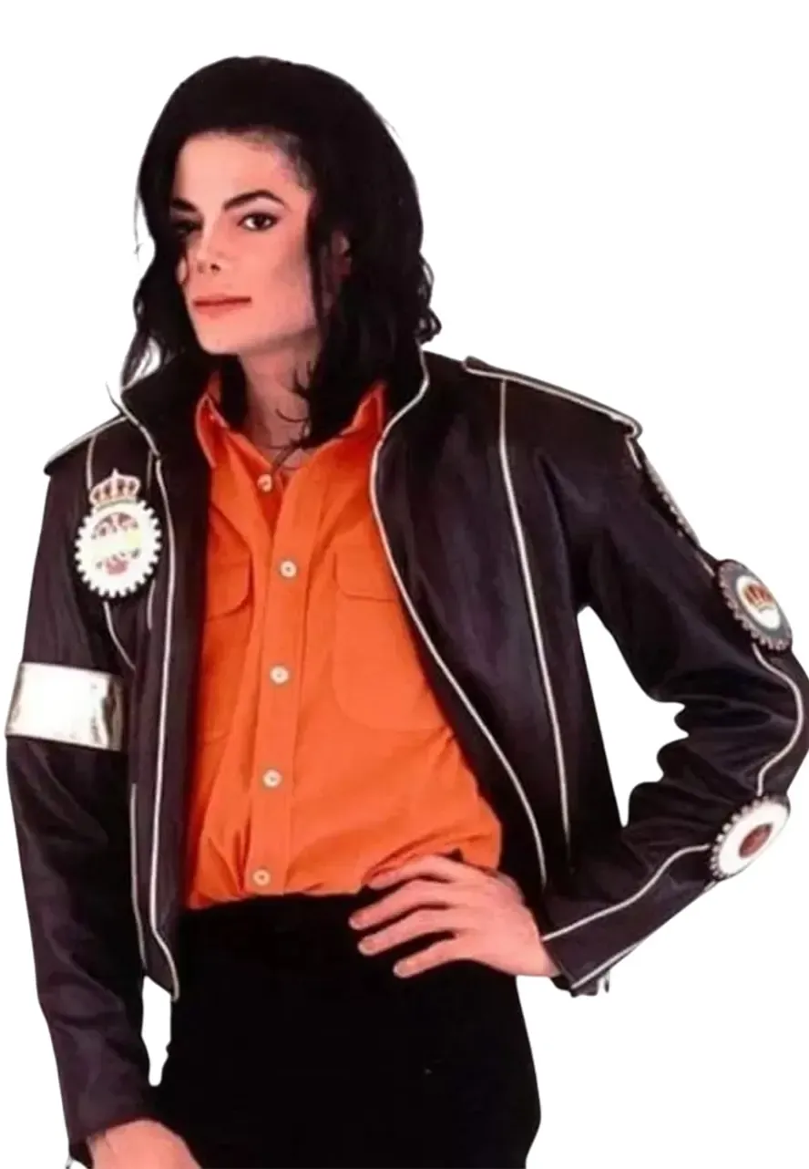 Michael Jackson Elizabeth Taylor Tribute Jacket elizabeth taylor tribute black leather jacket