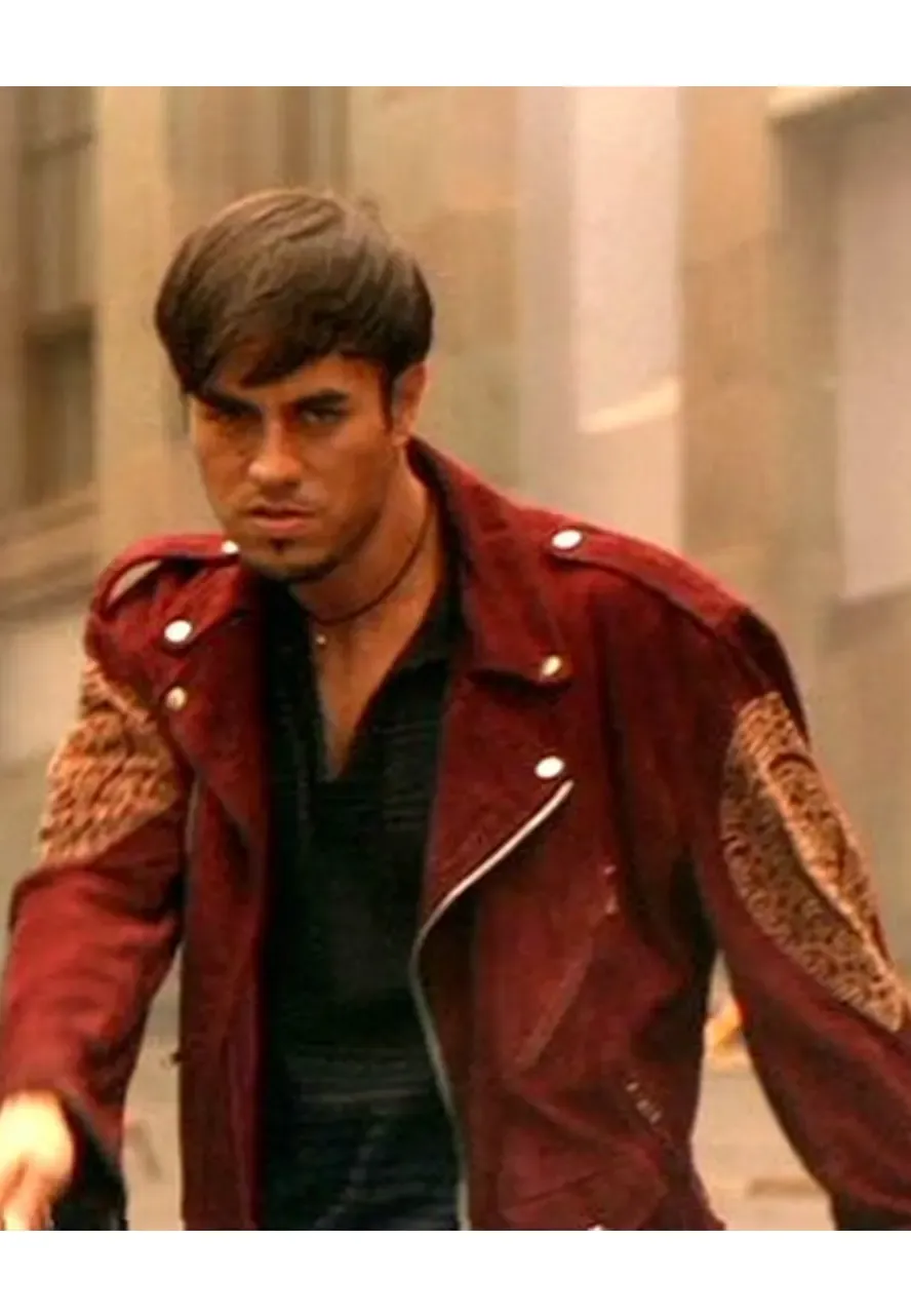 Once Upon A Time in Mexico Enrique Iglesias Jacket enrique iglesias leather jacket