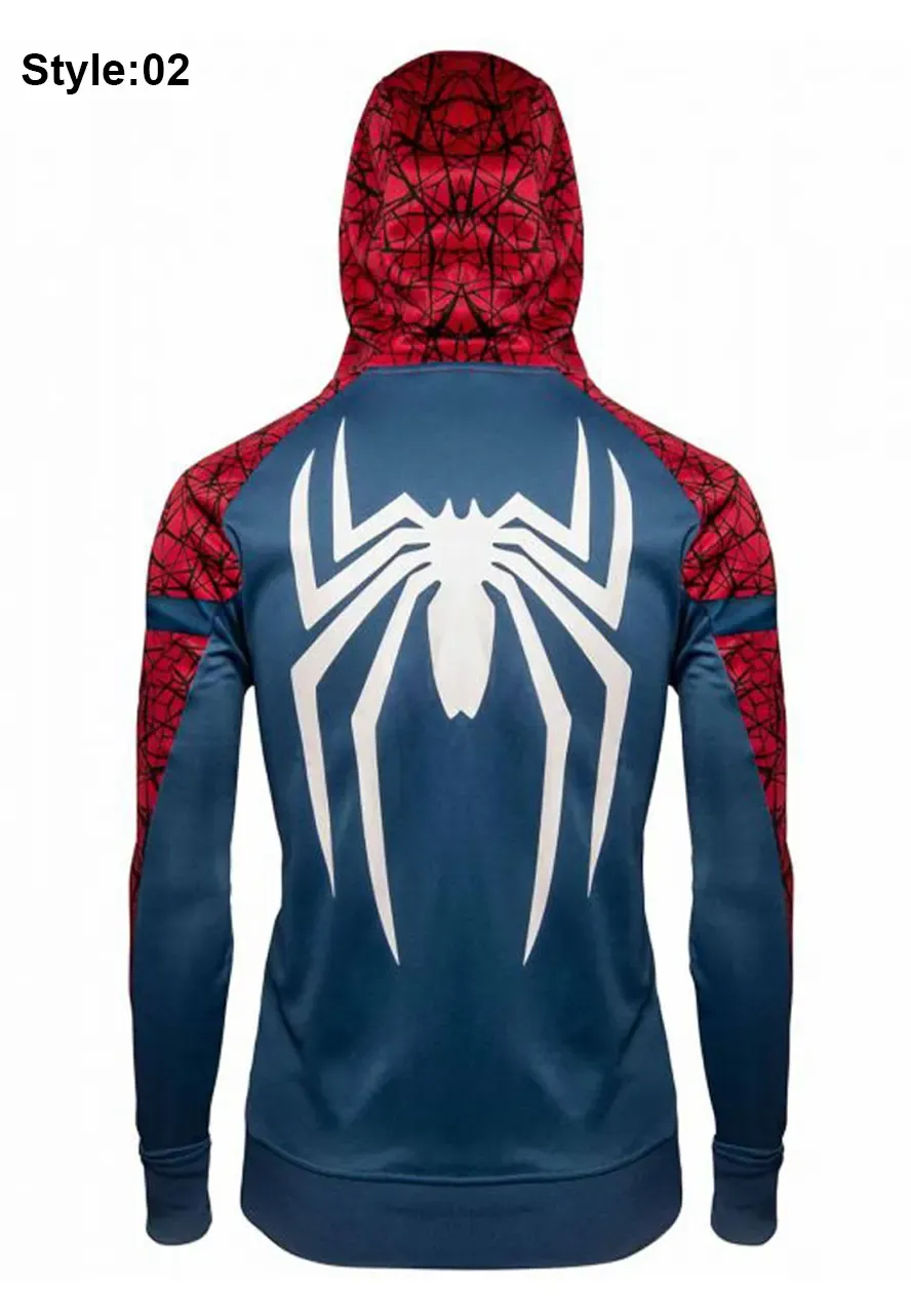 Spider Man Far From Home Zip Up Hoodie far from home zip up hoodie