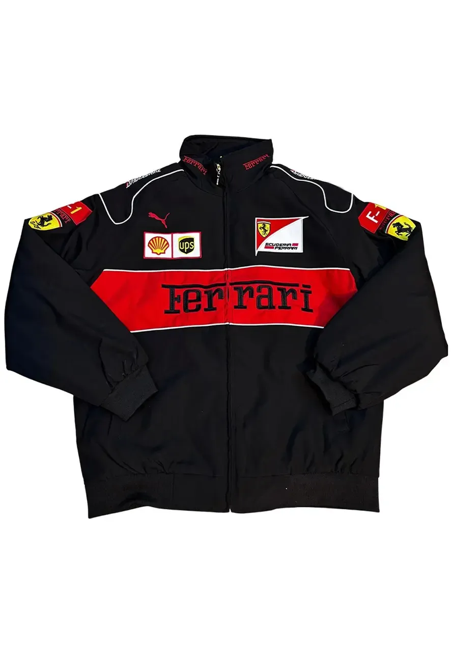 UPS F1 Ferrari Bomber Jacket ferrari ups jacket