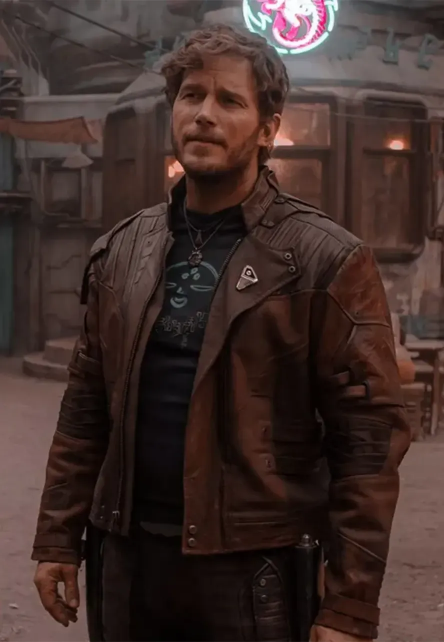 The Guardians of the Galaxy Holiday Special Star Lord Leather Jacket guardians of the galaxy star lord leather jacket