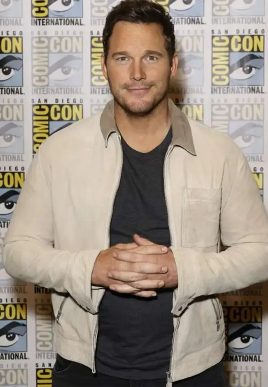 Chris Pratt Guardians of the Galaxy Vol. 3 Beige Jacket guardians of the galaxy vol 3 beige jacket