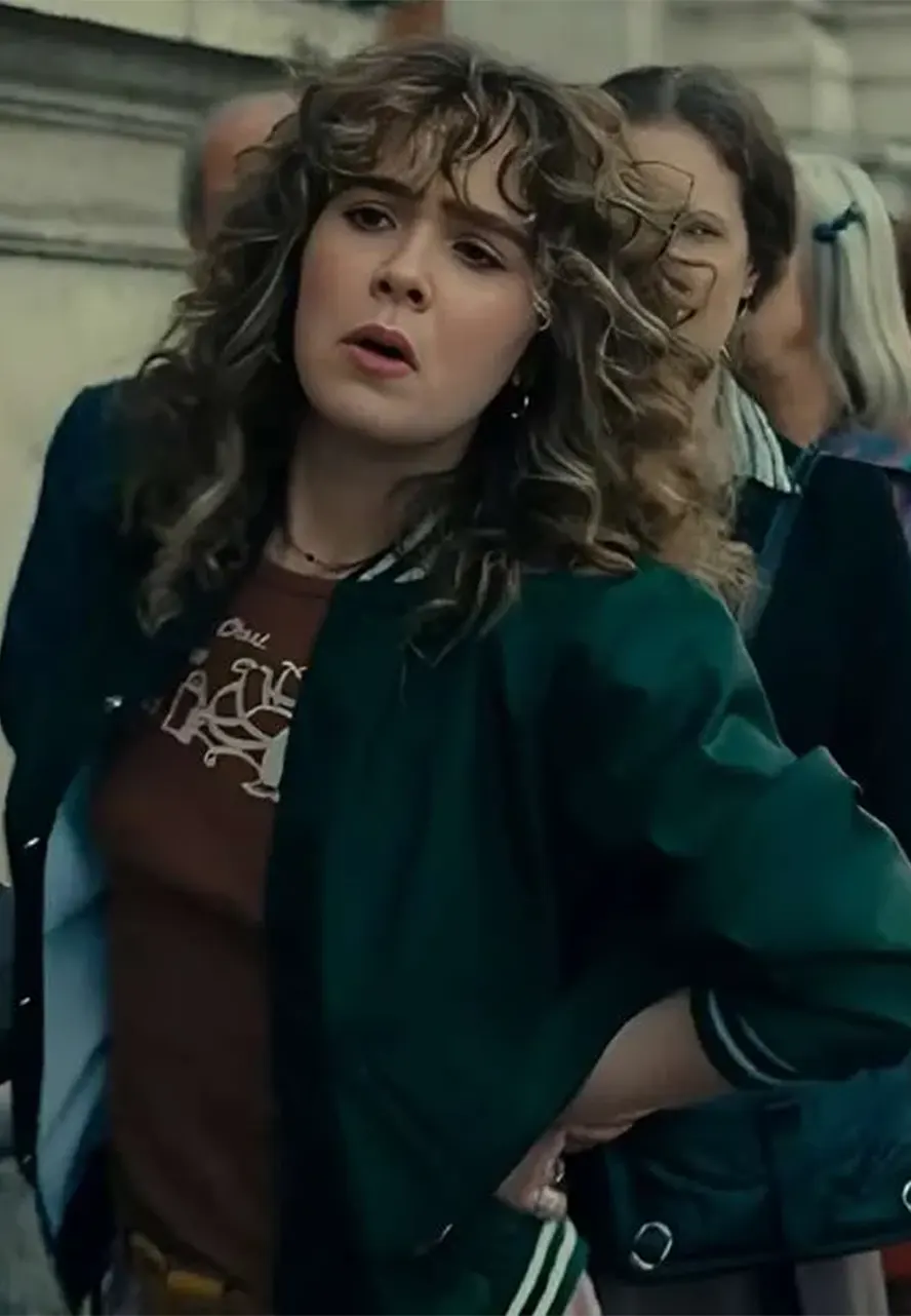 Ponies S01 Haley Lu Richardson Varsity Jacket haley lu richardson green jacket