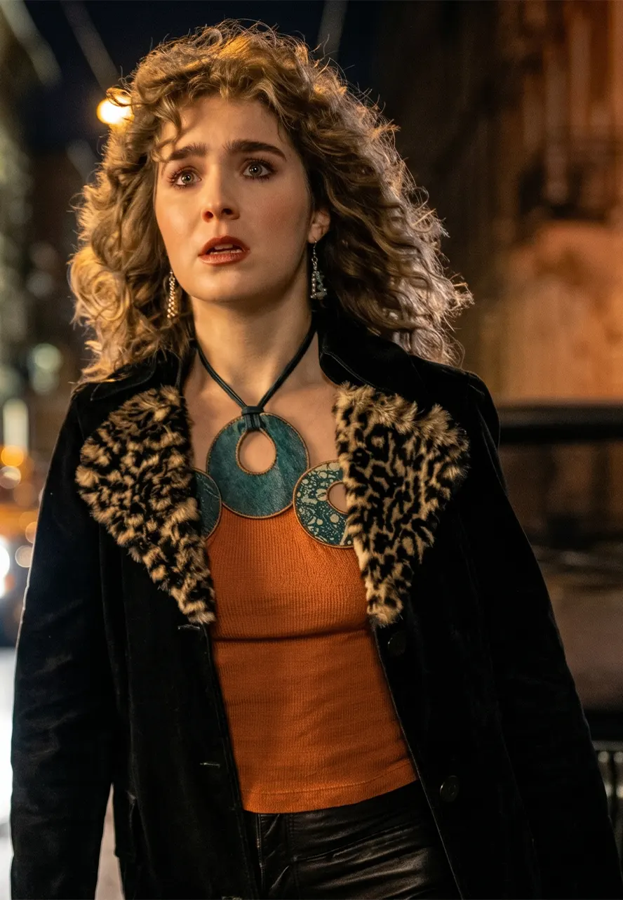 Ponies S01 Haley Lu Richardson Leopard Trim Coat haley lu richardson trench coat