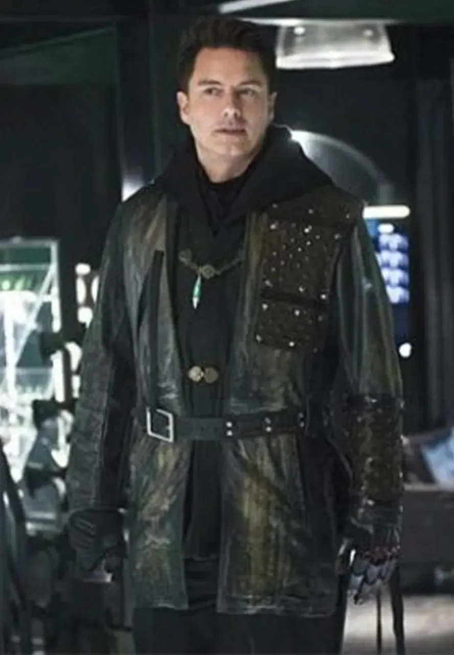 Arrow John Barrowman Leather Coat john barrowman leather coat
