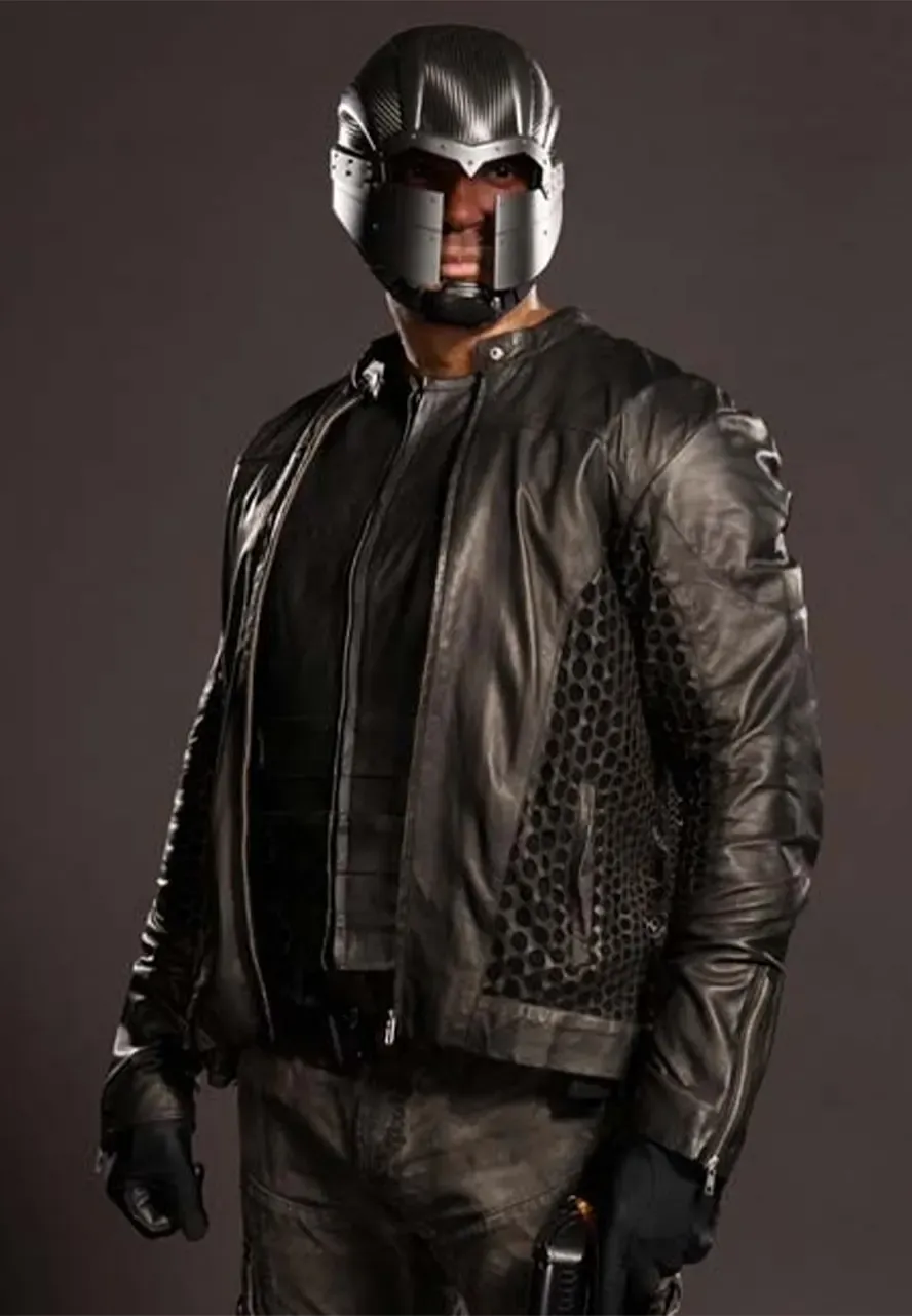Arrow S04 John Diggle Leather Jacket john diggle leather jacket