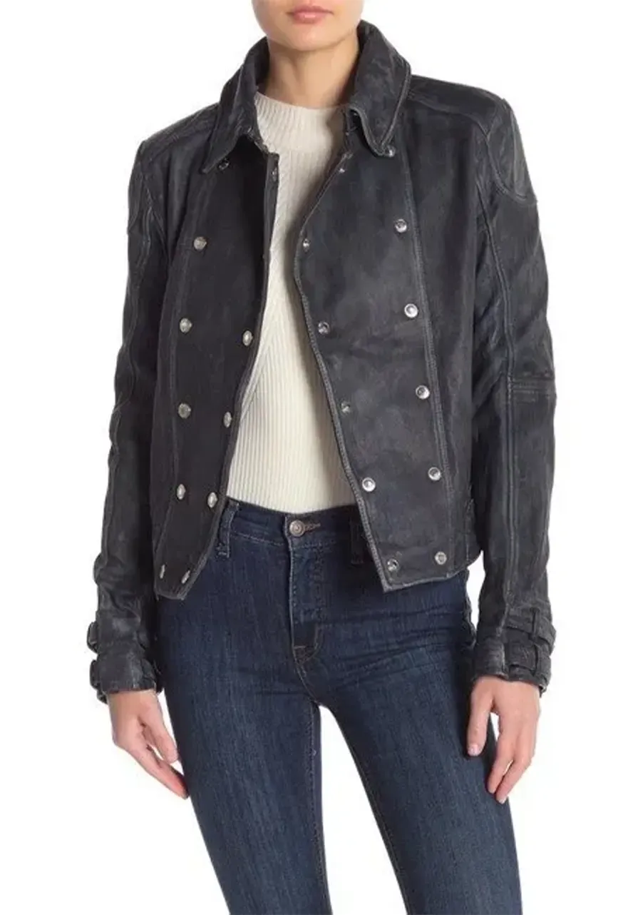 Arrow S07 Dinah Drake Biker Jacket juliana harkavy jacket