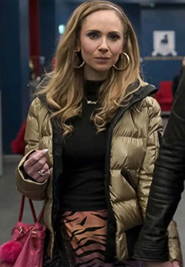 keeley jones gold puffer jacket