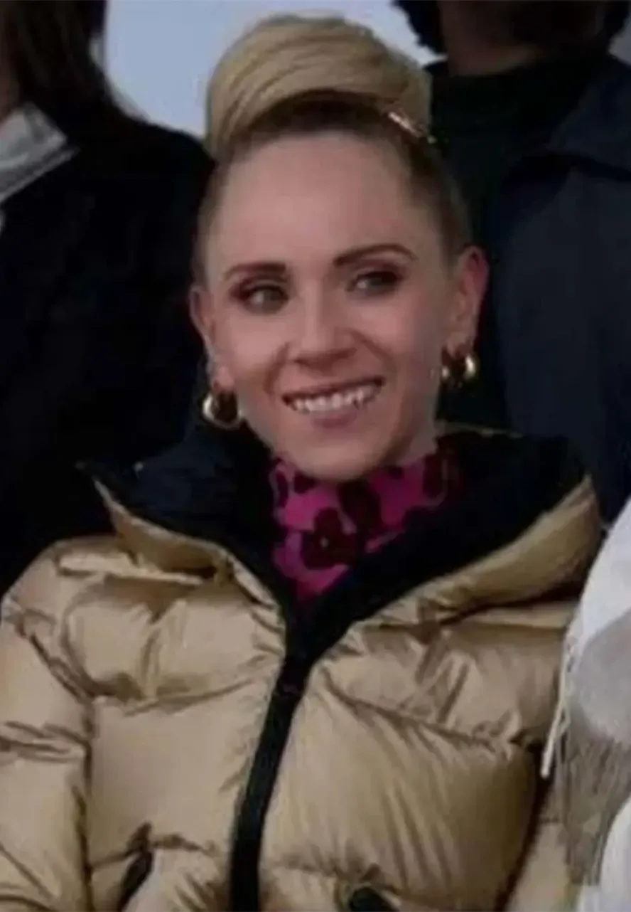 Ted Lasso S02 Keeley Jones Gold Puffer Jacket keeley jones ted lasso season 02 juno temple gold puffer jacket