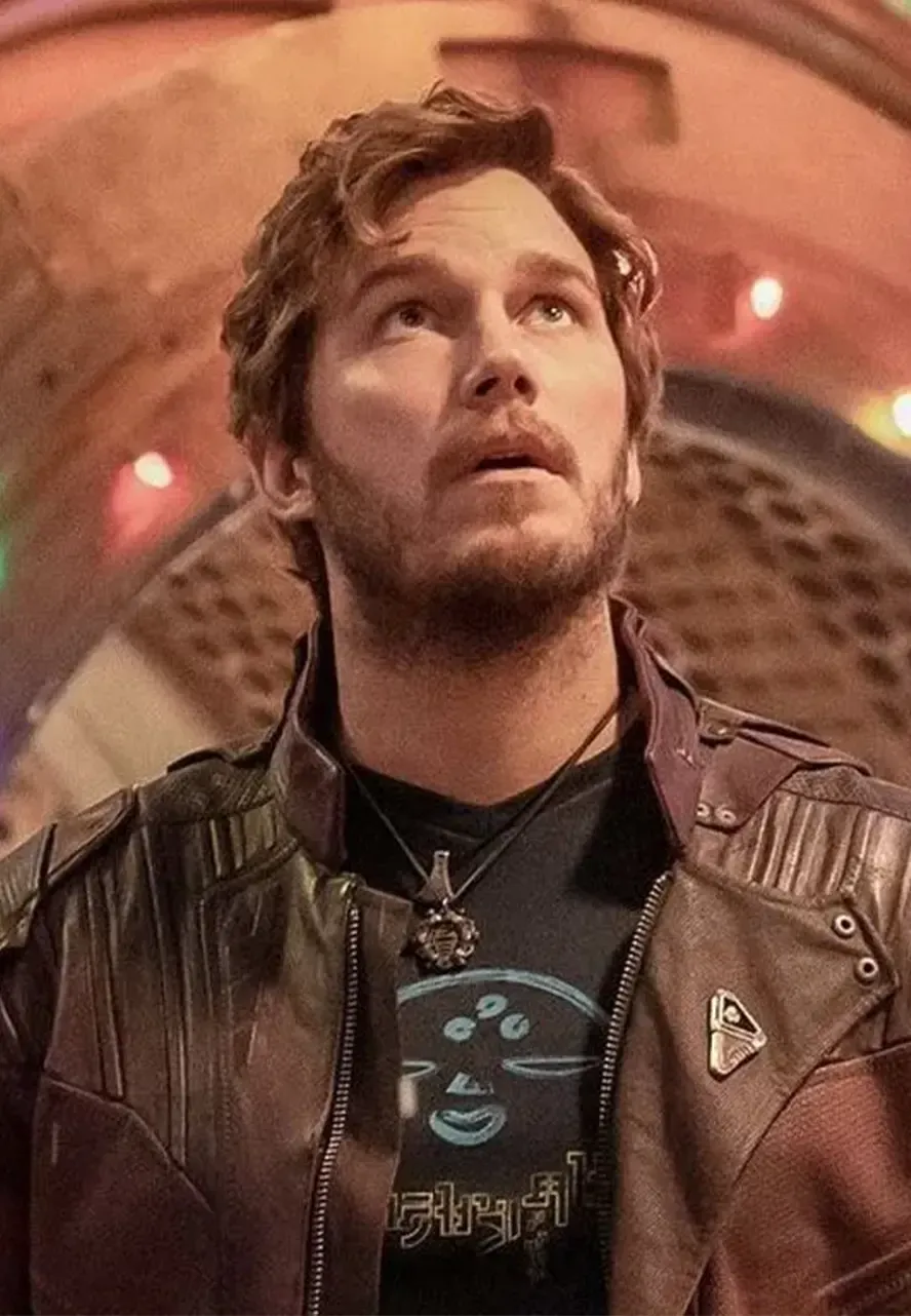 The Guardians of the Galaxy Holiday Special Star Lord Leather Jacket leather jacket star lord