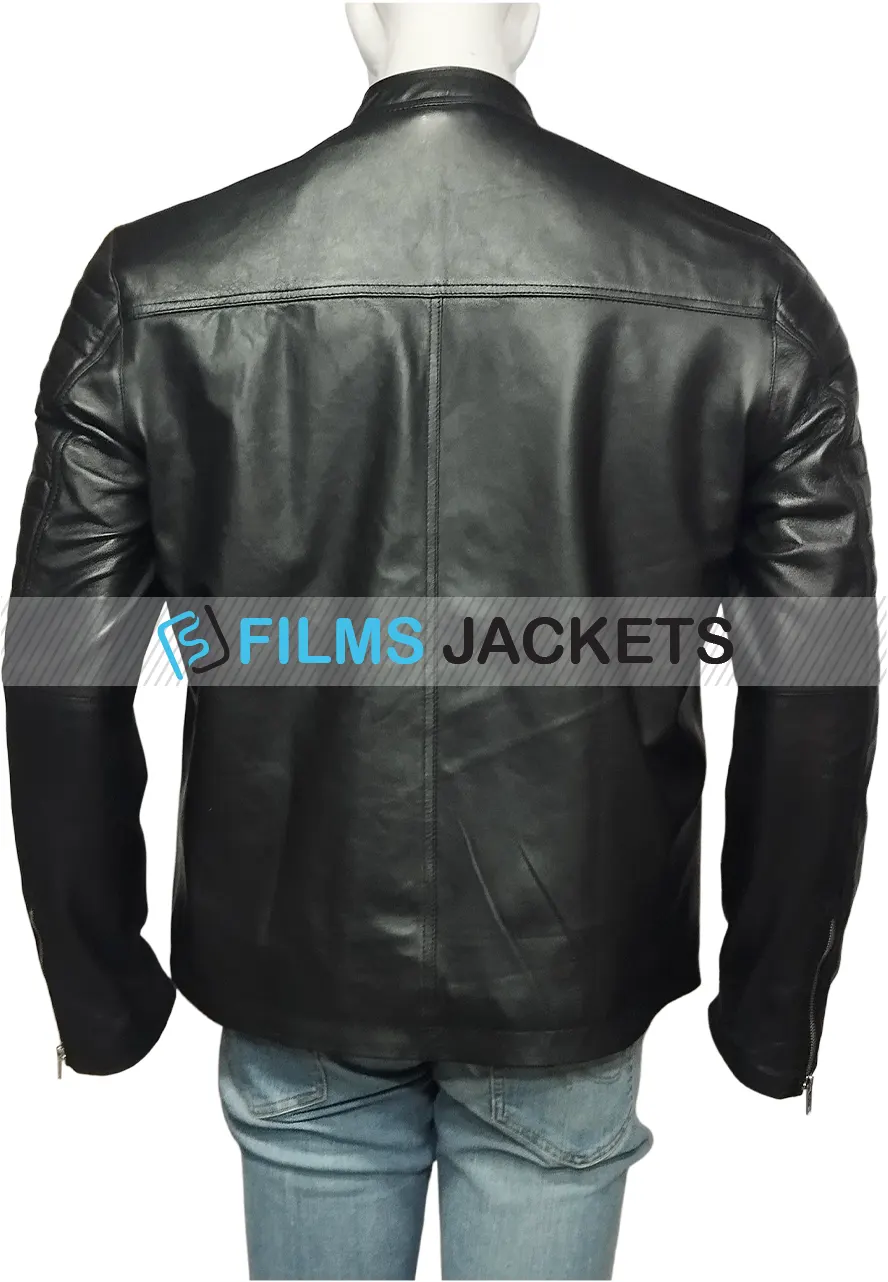 Omarion Grandberry Love & Hip Hop Hollywood Black Leather Jacket love hip hop hollywood black jacket