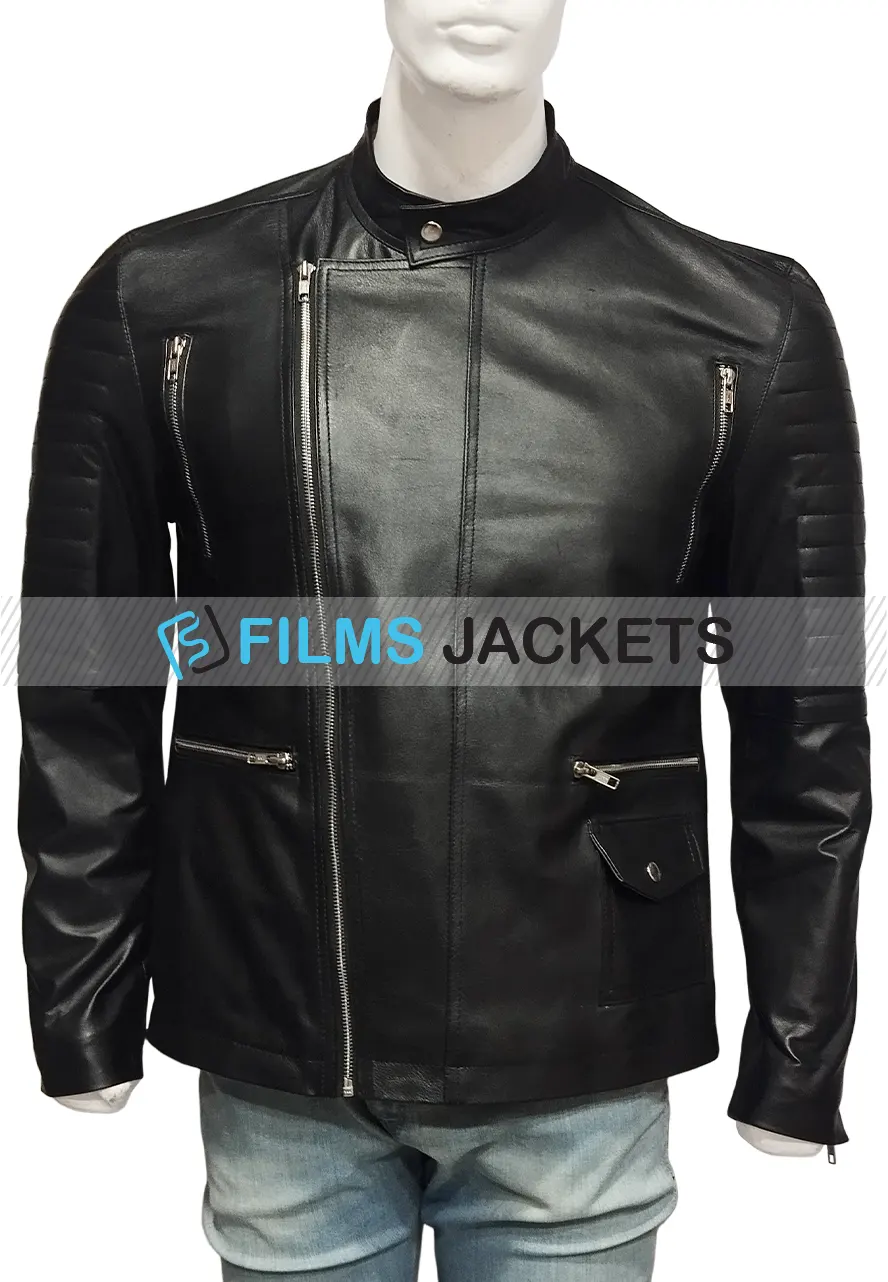 Omarion Grandberry Love & Hip Hop Hollywood Black Leather Jacket love hip hop hollywood black leather jacket