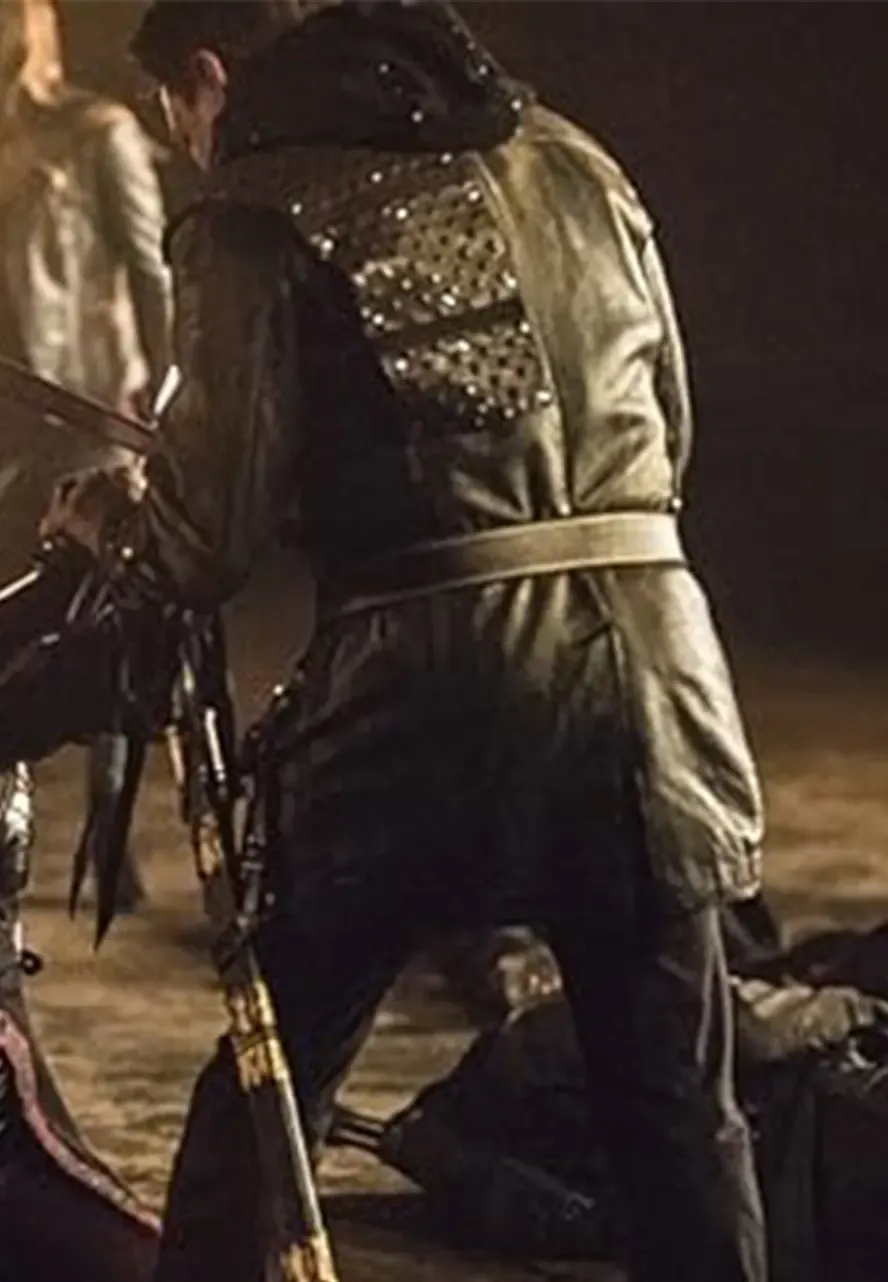 Arrow John Barrowman Leather Coat malcolm merlyn coat