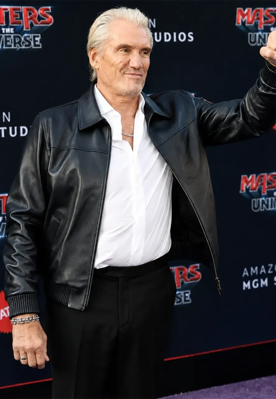 Masters of the Universe Premiere Dolph Lundgren Jacket masters of the universe jacket
