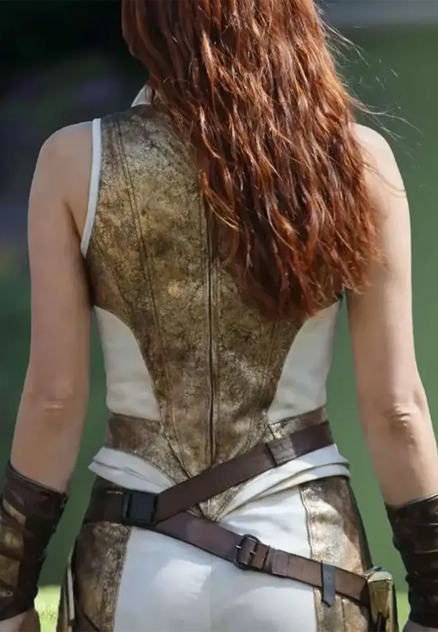 Masters of the Universe Camila Mendes Vest masters of the universe leather vest