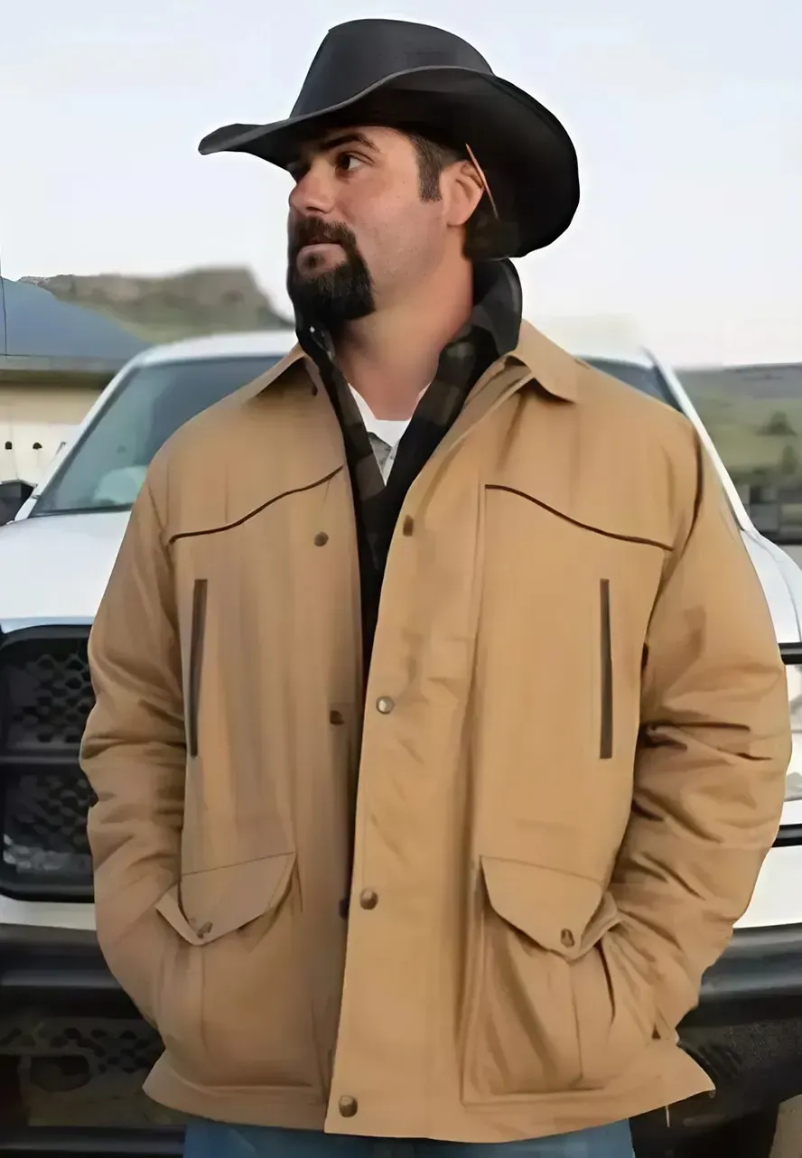 Men's Cowboy Cattleman Cotton Jacket mens cattleman jacket