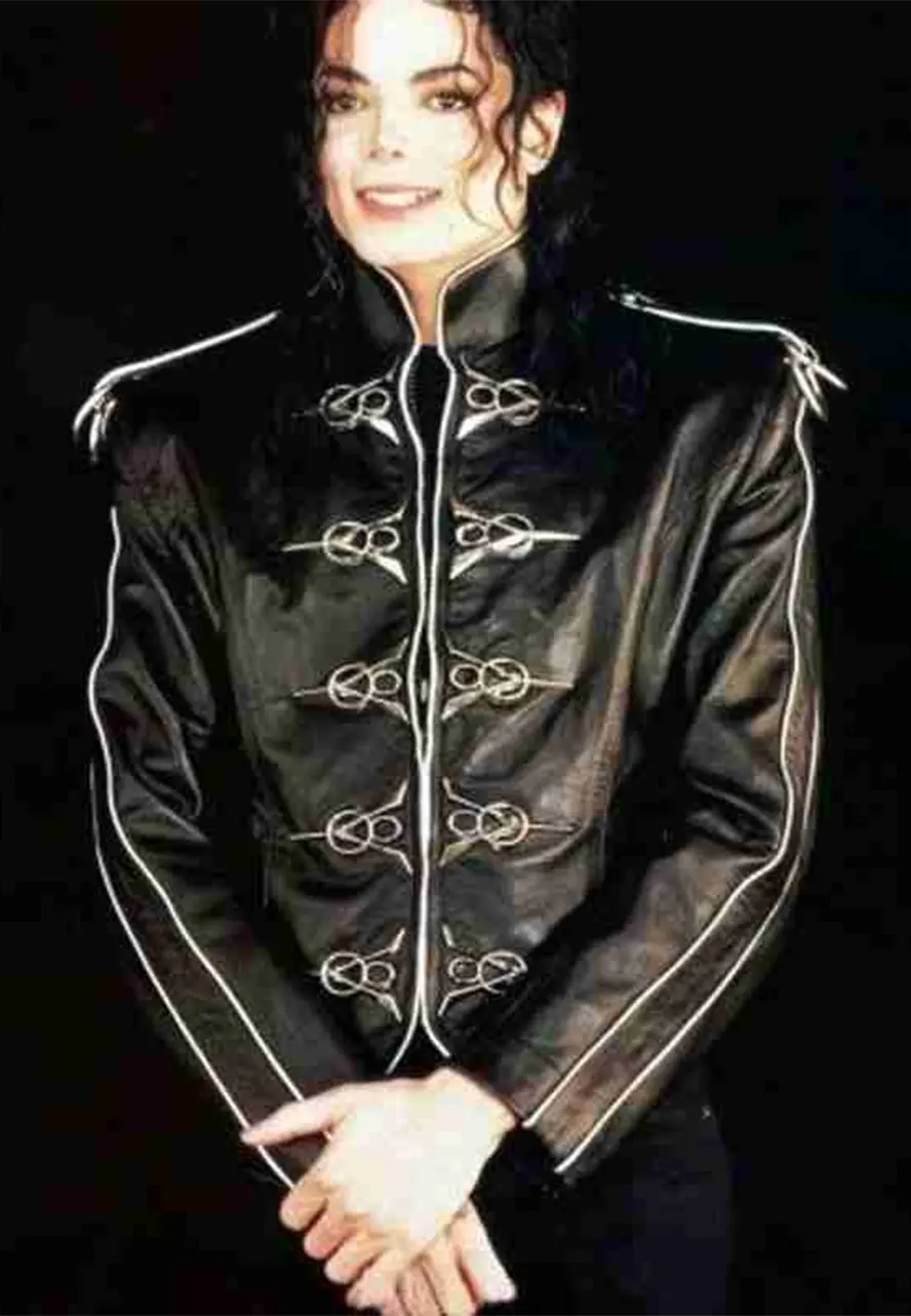 V8 Michael Jackson Black Leather Jacket michael jackson black leather jacket