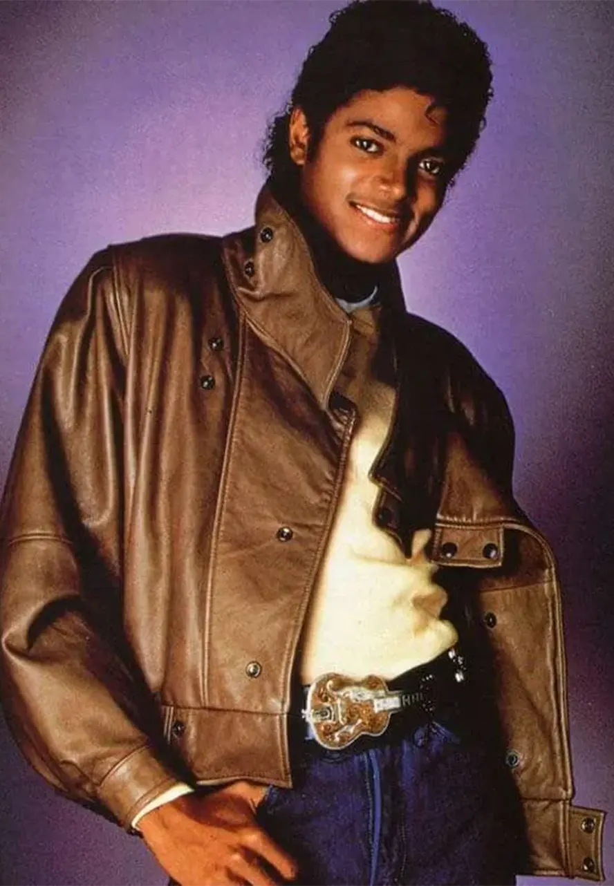 Michael Jackson Brown Leather Jacket michael jackson jacket