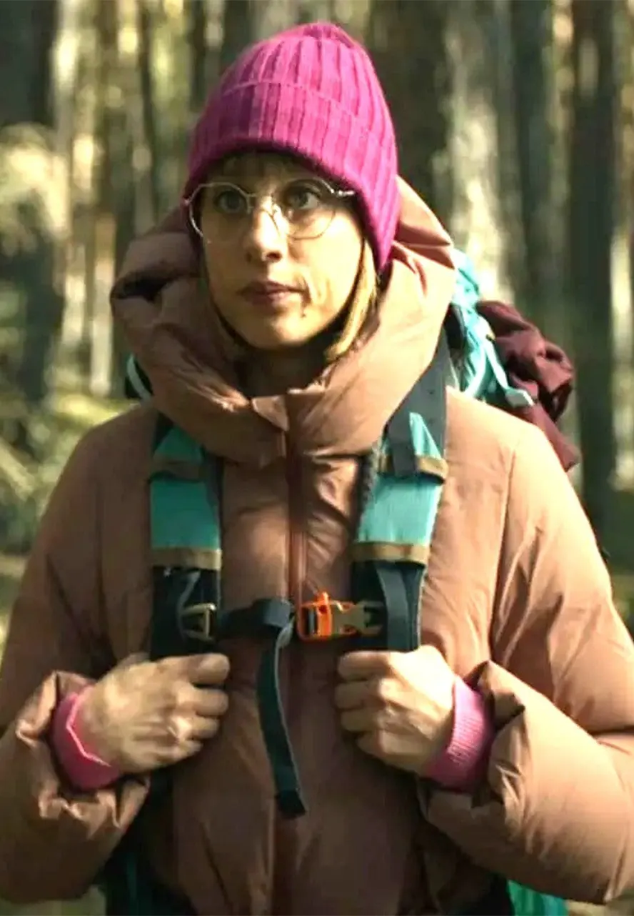 Keila Berlin S01 Puffer Brown Jacket michelle jenner puffer jacket