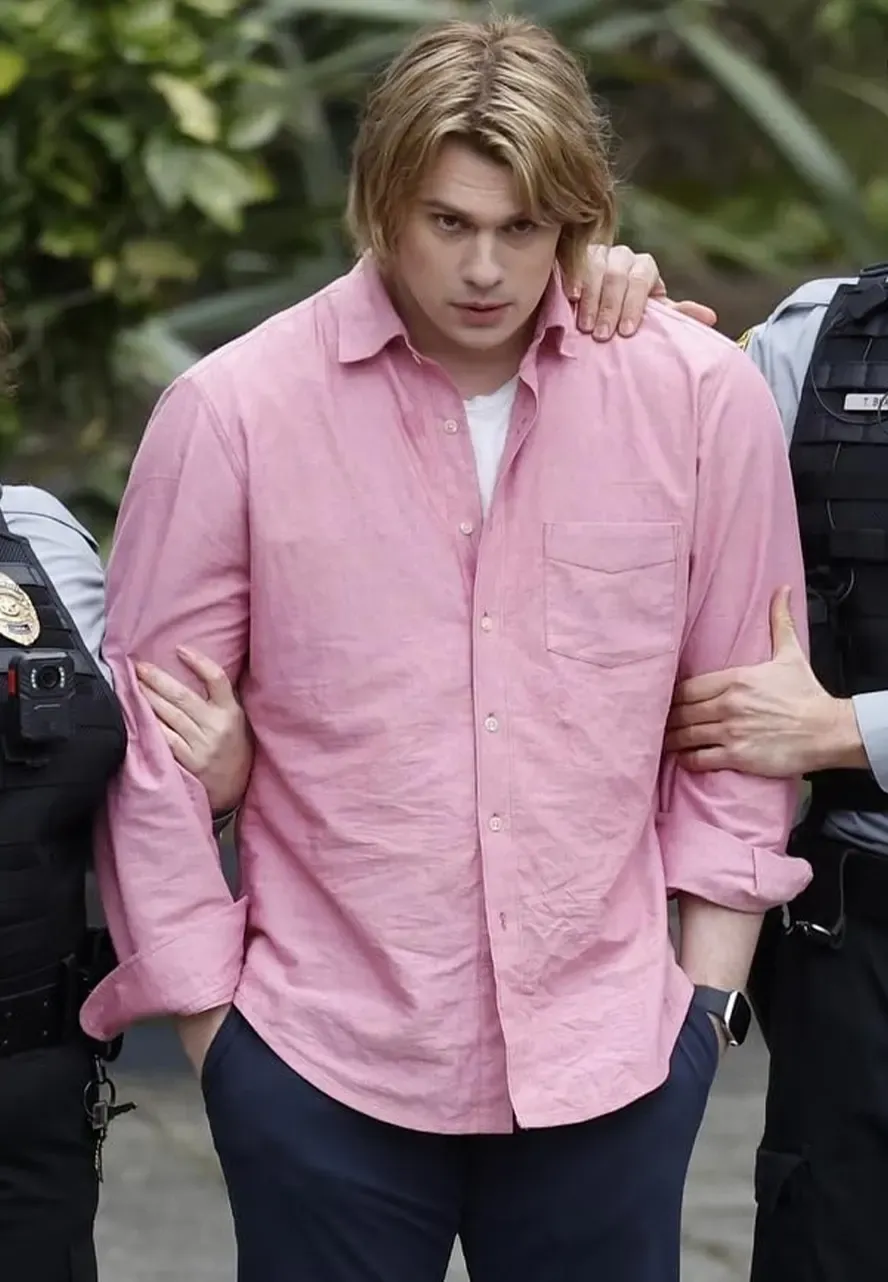 Masters of the Universe He-Man Pink Shirt nicholas galitzine shirt