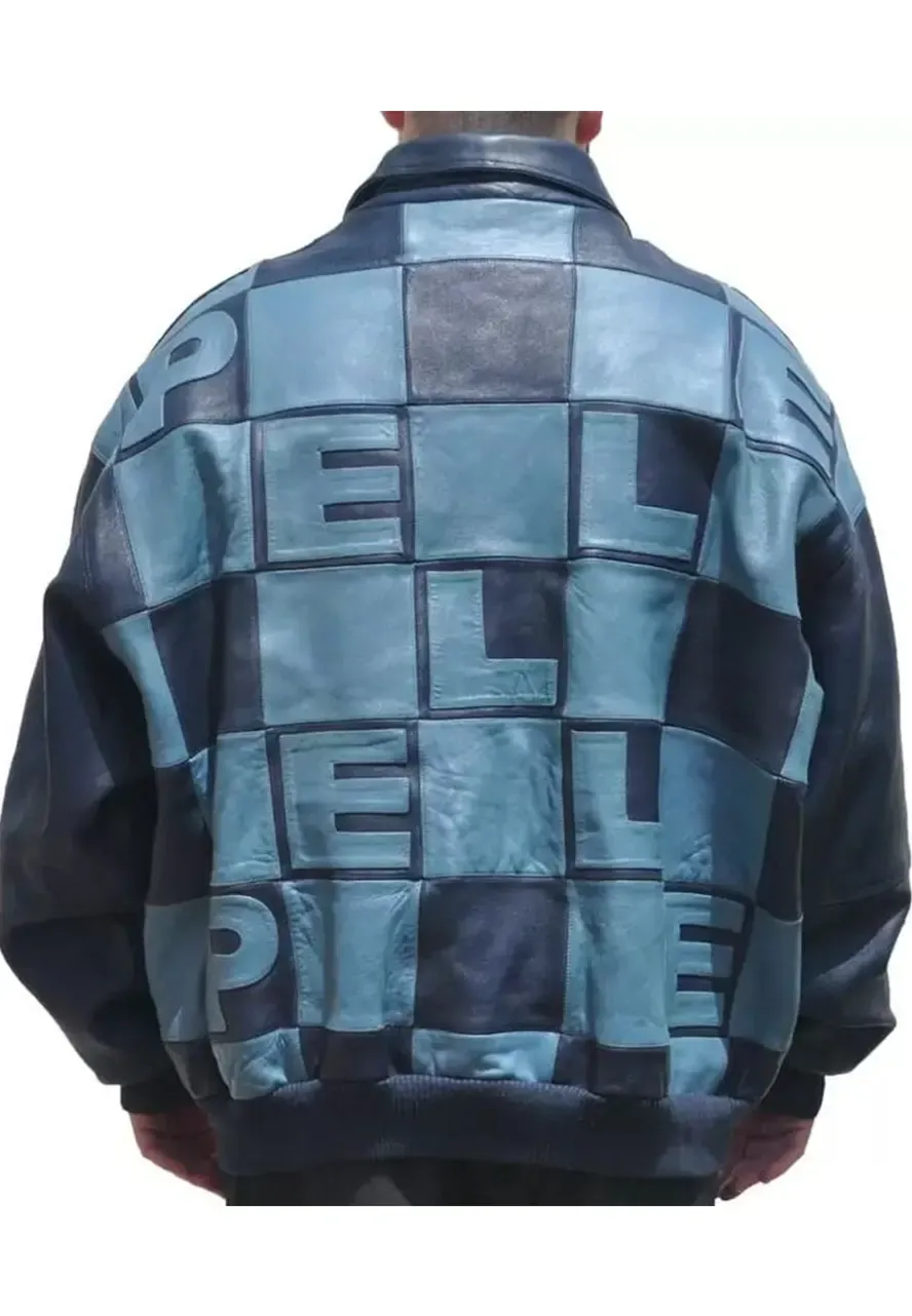 Pelle Pelle By Marc Buchanan Vintage Blue Jacket pelle pelle by marc buchanan vintage blue jacket