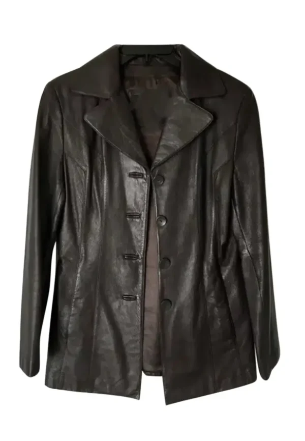 pelle studio black leather jacket