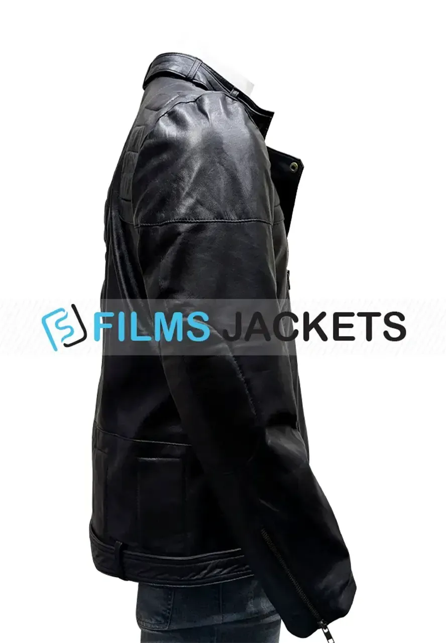 Rocky 3 Sylvester Stallone Black Leather Jacket rocky 3 sylvester stallone leather jacket