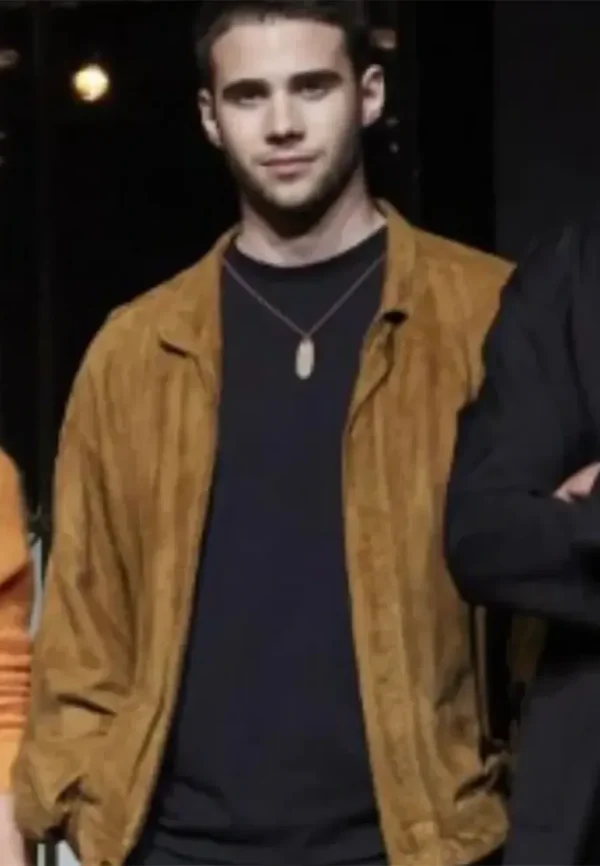 roi suede leather jacket