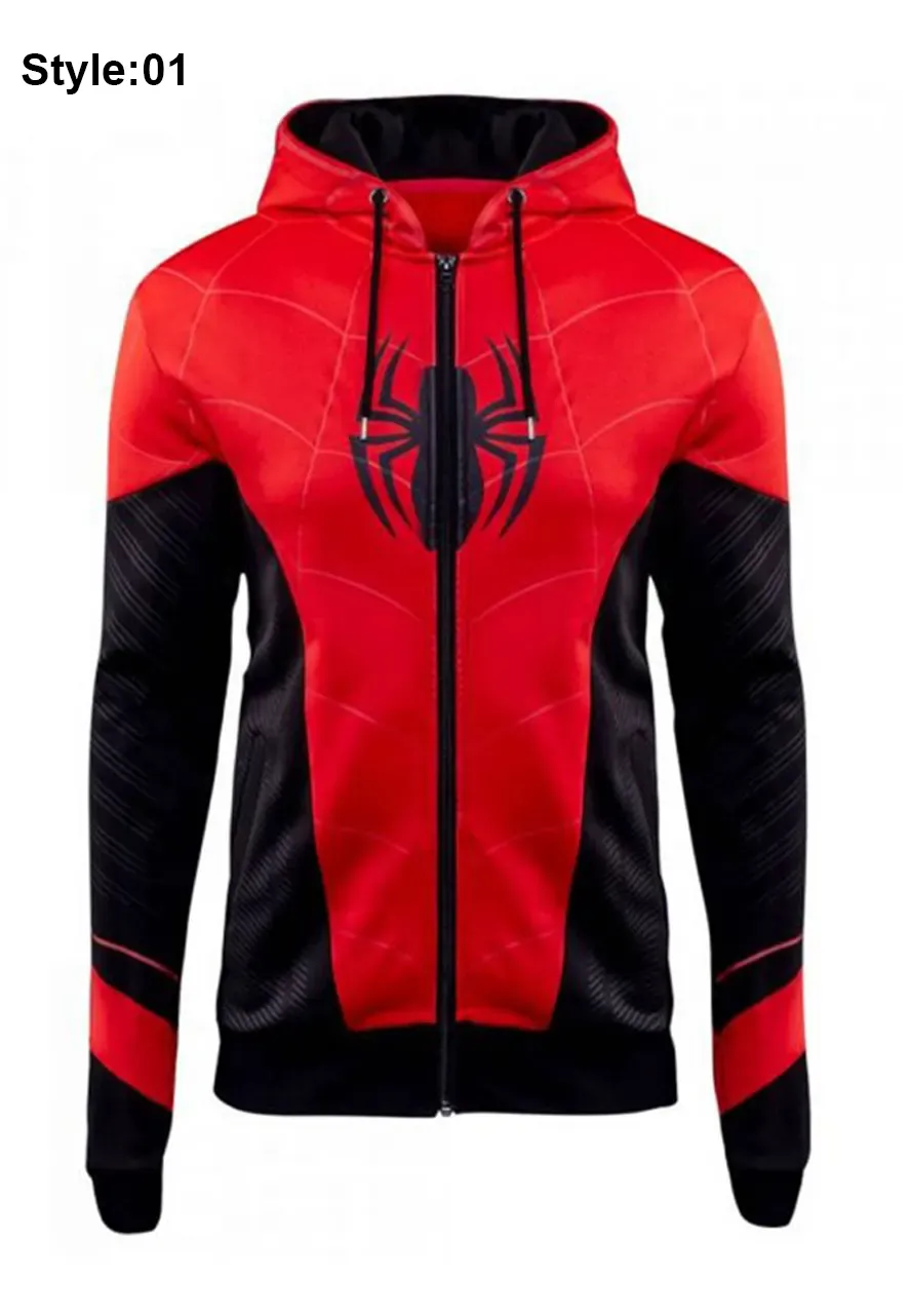 Spider Man Far From Home Zip Up Hoodie spider man far from home hoodie