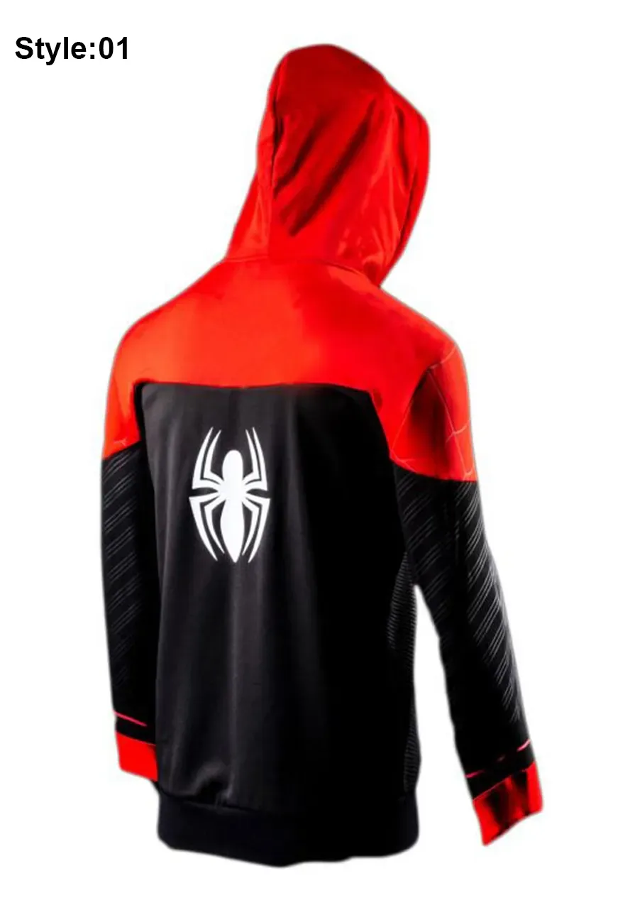 Spider Man Far From Home Zip Up Hoodie spider man far from home zip up hoodie