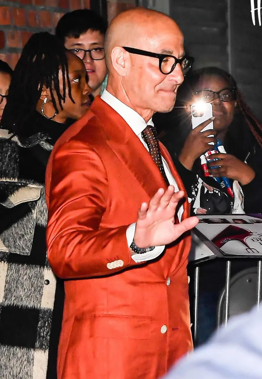 The Devil Wears Prada 2 Stanley Tucci Blazer stanley tucci red blazer