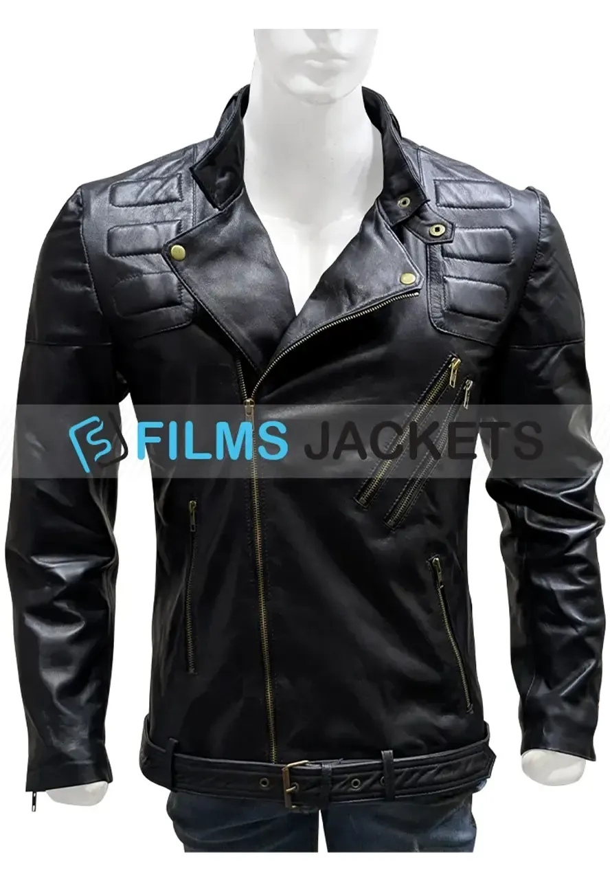 Rocky 3 Sylvester Stallone Black Leather Jacket sylvester stallone black leather jacket