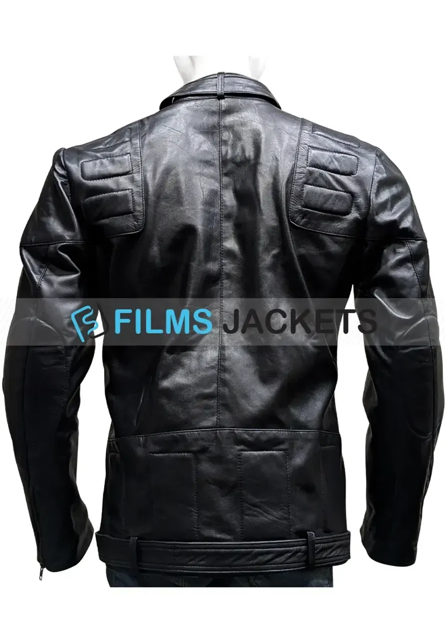 Rocky 3 Sylvester Stallone Black Leather Jacket sylvester stallone jacket