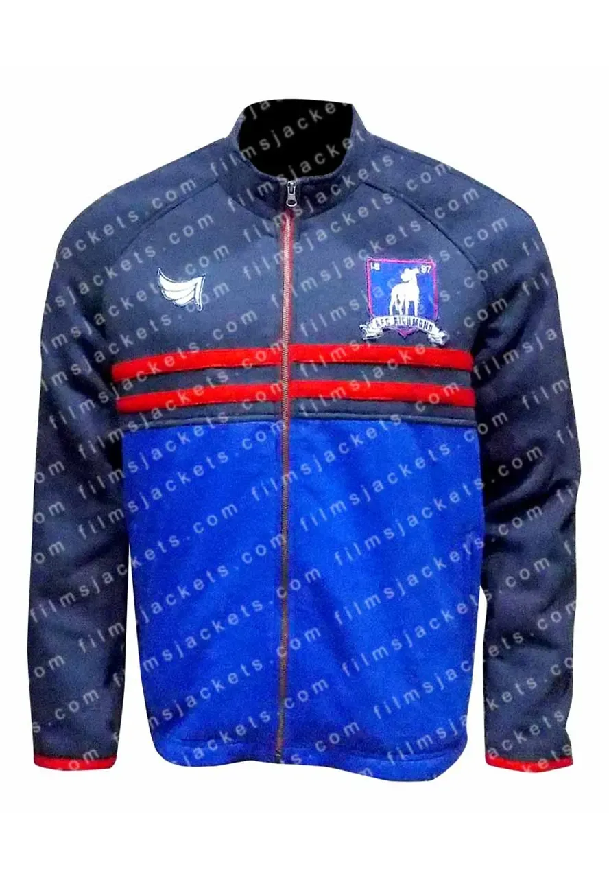 Ted Lasso Jason Sudeikis Jacket ted lasso jason sudeikis blue fleece jacket