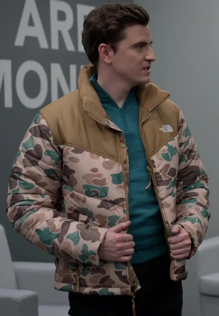 Ted Lasso S02 Richard Puffer Jacket ted lasso s02 camo puffer jacket