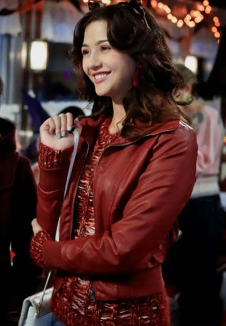 Katie Findlay The Carrie Diaries Leather Jacket the carrie diaries leather jacket