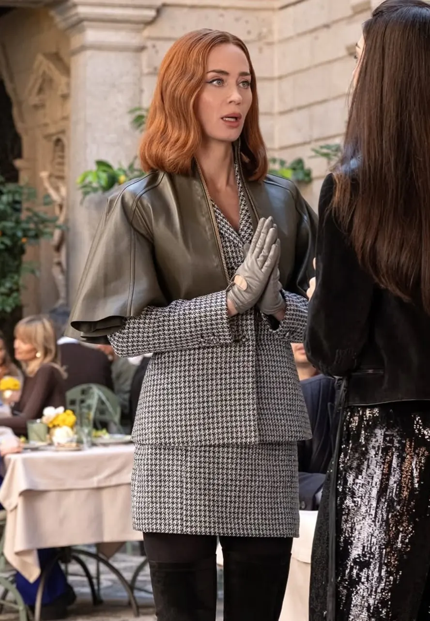The Devil Wears Prada 2 Emily Blunt Capelet the devil wears prada 2 capelet