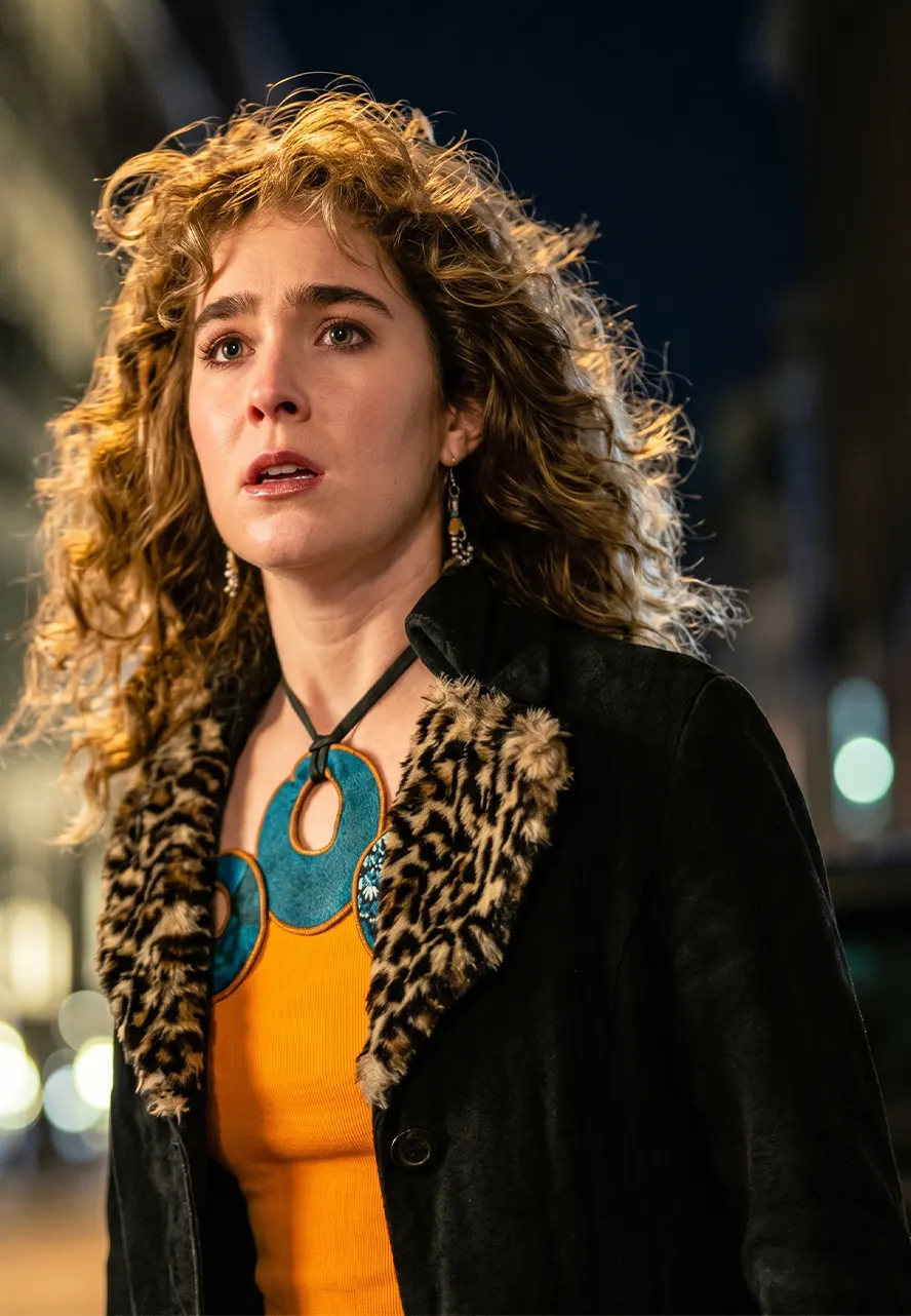 Ponies S01 Haley Lu Richardson Leopard Trim Coat twila hasbeck coat
