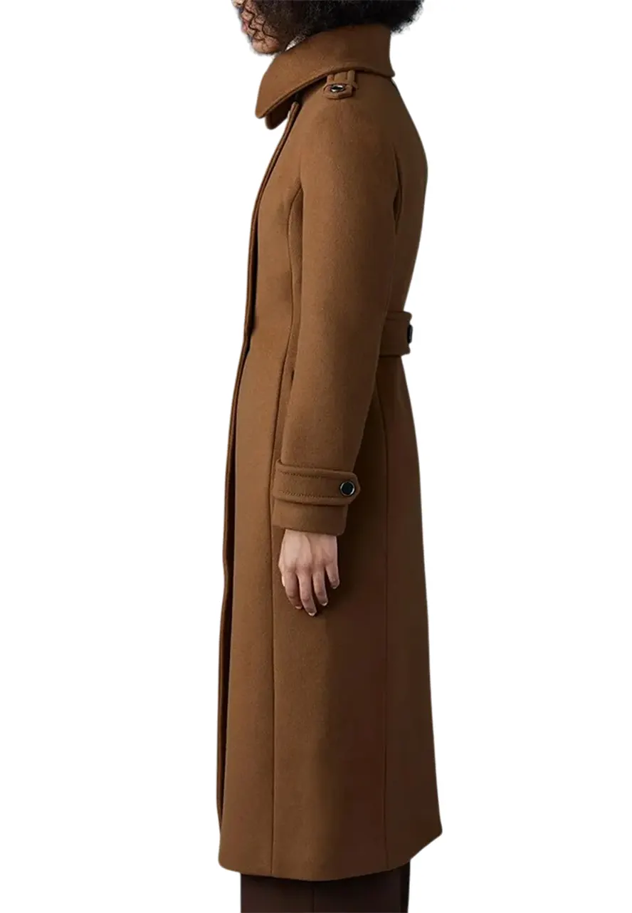 Women’s Double Face Elodie Military Coat womens double face elodie coat
