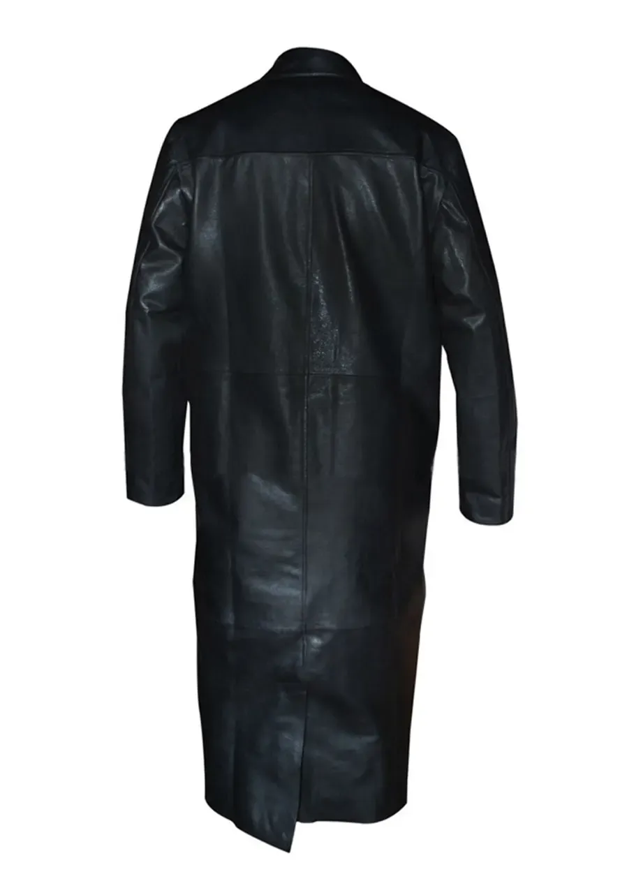 WWE Sting Black Leather Trench Coat wwe sting coat