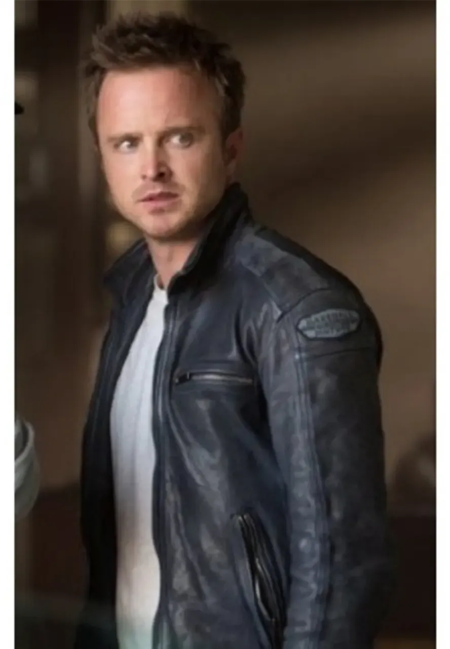Tobey Marshall Need For Speed Leather Jacket aaron paul need for speed jacket