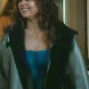 allie hayes aviator jacket