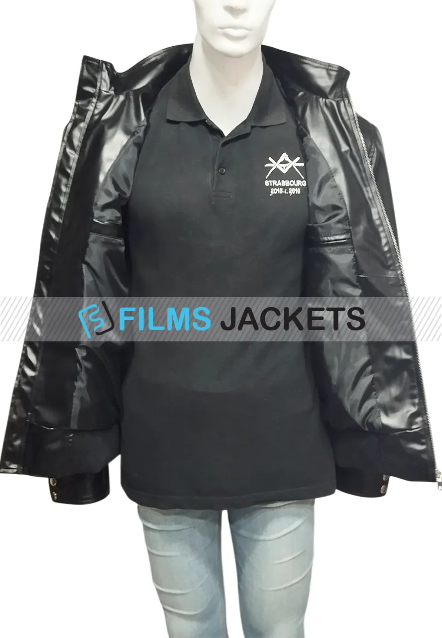 Steve Rogers Age of Ultron Chris Evans Black Jacket avengers age of ultron jacket