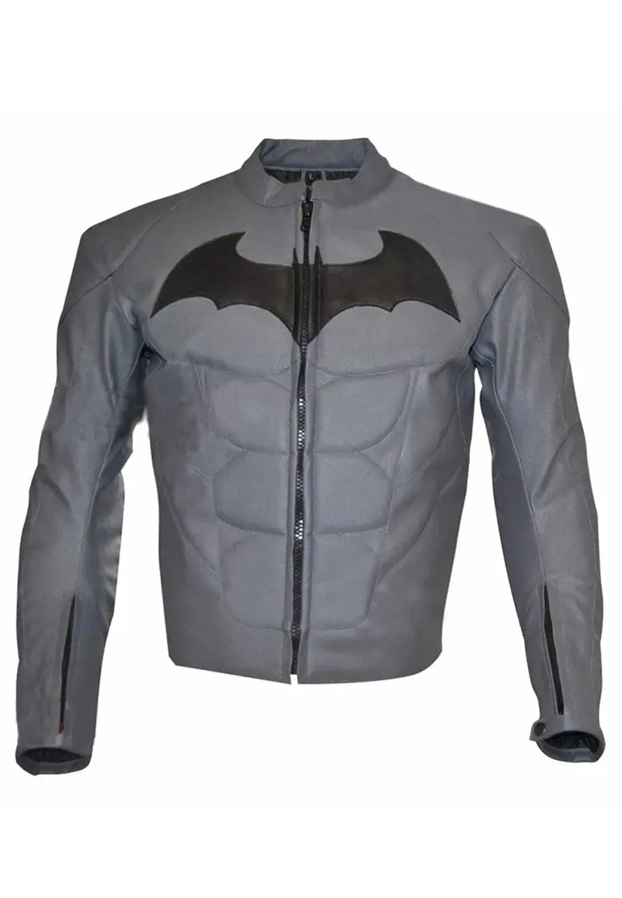 Batman Arkham Knight Grey Leather Jacket batman arkham knight grey leather jacket