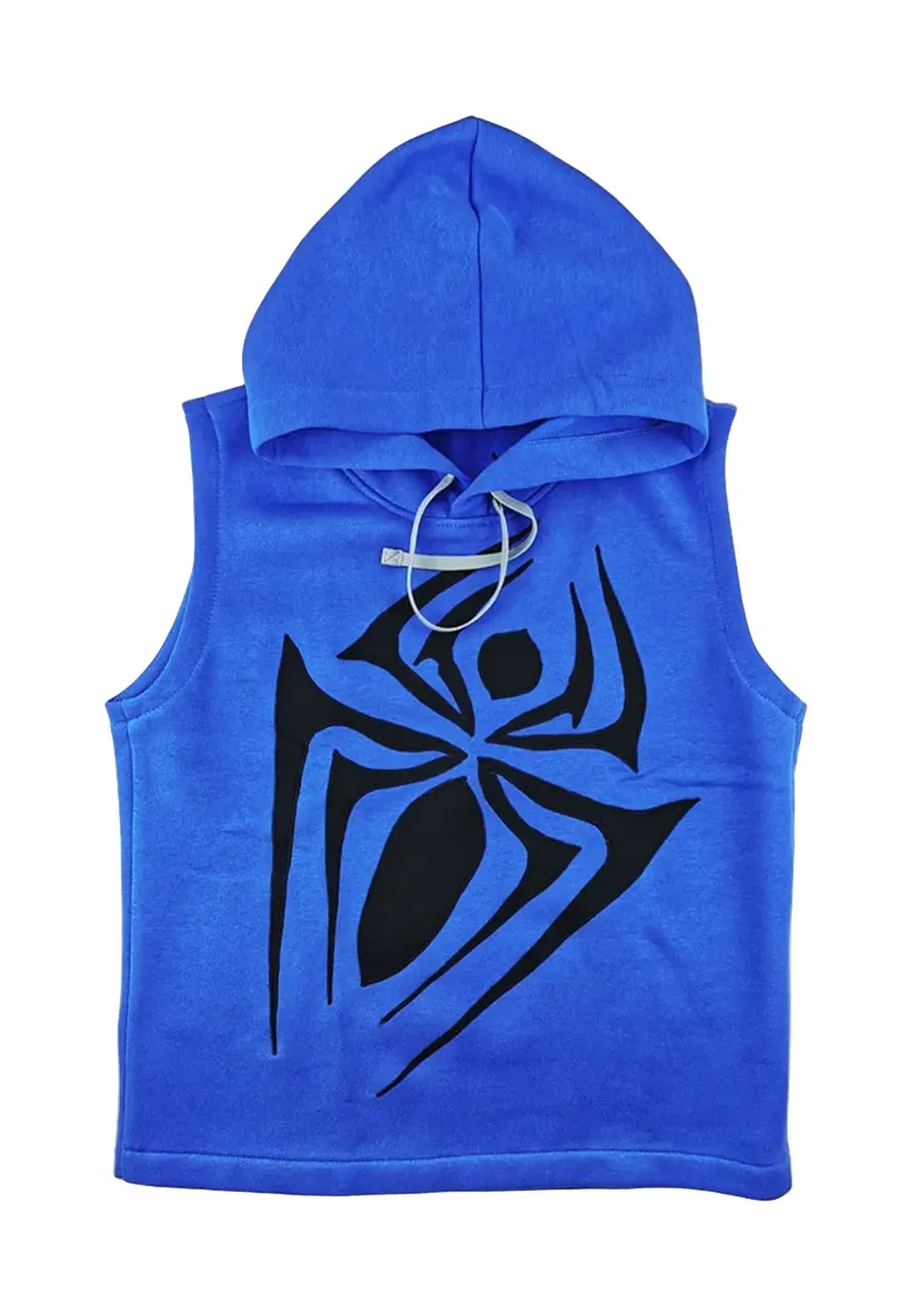 Spiderman Ben Reilly Scarlet Hooded Vest ben reilly blue vest