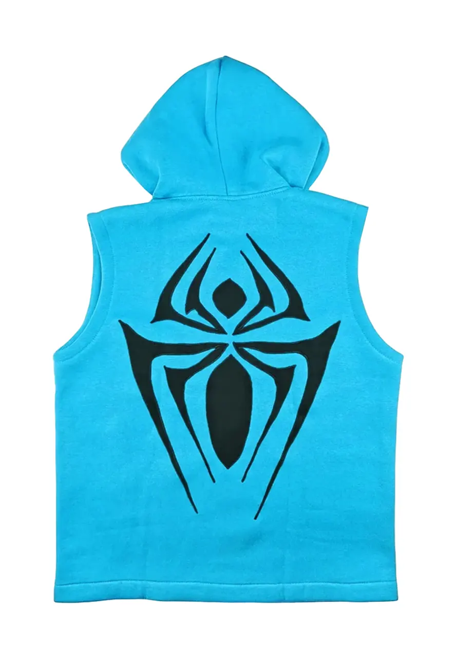 Spiderman Ben Reilly Scarlet Hooded Vest ben reilly sky blue vest